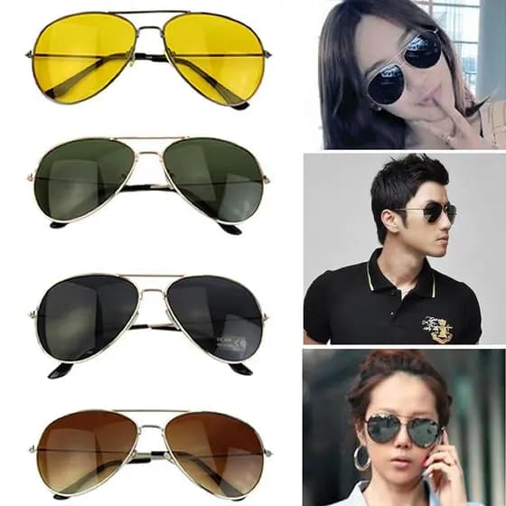 Óculos De Sol De Sol Masculino / Feminino Vintage Da Moda
