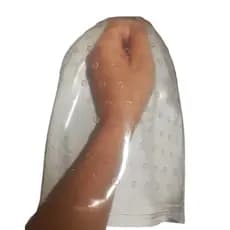 Touca Alinhada Para Reflexo Transparente De Silicone