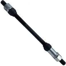Eixo Traseiro Bicicleta 3/8 x 200mm Com espaçador e Cone Aço