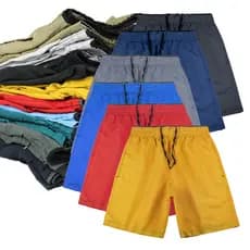 Kit 3 Calção Short Masculino Microfibra Fitness Moda Praia