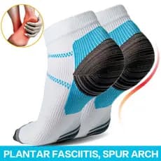 Unisexo Meias De Compressão Para Os Pés Respiráveis Anti-Facial Plantar Fasciitis Palmilhas De Calcanhar