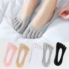 Meia De Compressão Ortopédica Feminina Ultra Corte Com Gel Respirável/Desodorante/Invisíveis