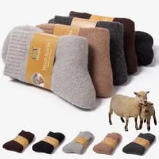 1 Pares De Meias De Inverno Quentes Homens