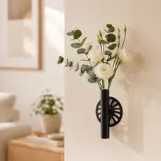 Suporte De Parede Para Flores Tubinho Decorativo Com Fita