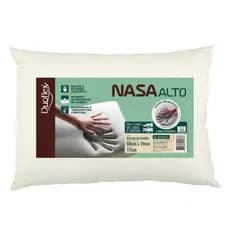 Travesseiro NASA Alto Duoflex Antiácaro Com Espuma Viscoelástica NS1119