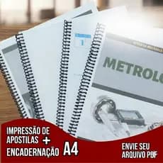 Impressão De Apostilas Até 700 Páginas Frente E Verso Colorido Preto e Branco