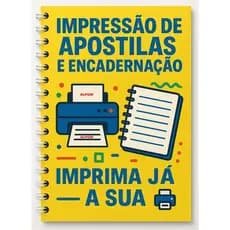 Impressão de Apostilas e Encadernação