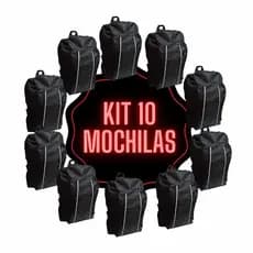Mochila masculina feminina básica atacado revenda 10 unidades