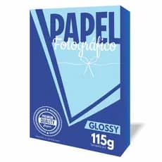 Papel Fotográfico Glossy Brilho 115g ou 135g A4 - Pacote c/20 Folhas
