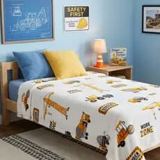 Manta Tutti Kids Infantil Solteiro 220x150cm Microfibra Flannel Estampada Dino Arco-Íris Raposa Caminhão Macio