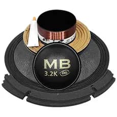 Kit Reparo Alto Falante Eros E12 Mb 3.2k 12 Polegadas 4 Ohms Preto