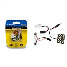 Placa Lâmpada 12 Leds Tarponn Torpedo T10 6000k 2 Conectores