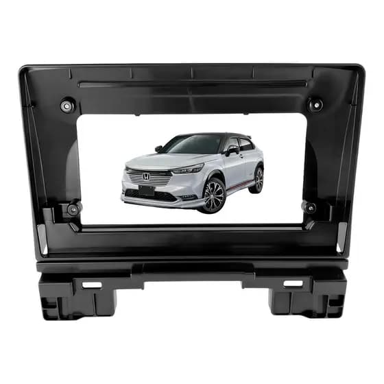 Moldura Multimidia 10 Polegadas Honda Hrv acima 2022 Preto