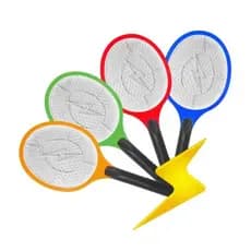 Raquete Elétrica C/ Led Mata Mosquito Recarregável Bivolt
