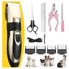 Maquina De Tosa Pet Sem Fio Bivolt Tosar Cães/Gatos Recarregável