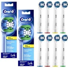 Refil para Escova Dental Elétrica Oral-b Com 8 Unidades, Modelo Precision Clean Cerdas Suaves