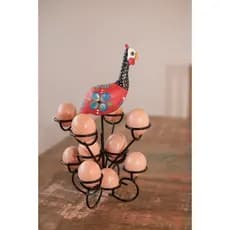 Porta Ovos De Galinha Em Ferro Artesanal Decoração casa cozinha organizador Oferta de fabrica