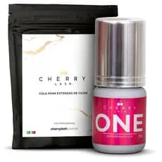 Cola Adesivo One Cherry Extensão De Cílios Alta Retenção Umidade Alongamento De Cilios Fio Volume