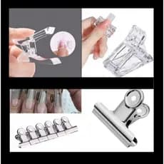Presilha para Molde F1 ou Curvatura C Alongamento de unhas de Gel Prisinha Acrílica Nail Art Metálic