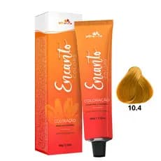 Tinta Permanente Cabelo Ruivo Cobre Claro 10.4 60g Beleza Ruiva Profissional Strawberry Blonde