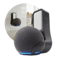 Suporte Tomada Parede Amazon Alexa Echo Dot 4a E 5a Geração Fácil Instalação