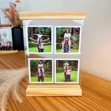 Quadro decorativo porta retrato tamanho a5 20x15 cm com foto