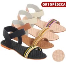 Sandália Feminina Ortopedica Esporao Massageadora Confort
