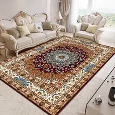 Tapete Modelo Belga Tamanho 2x1,40 Pelo curto Antiderrapante