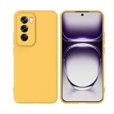 Capa colorida Oppo Reno 12 5G Protetora aveludada por dentro anti-impacto