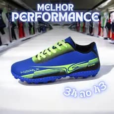 Tenis Chuteira Society Grama Sintetica Premium EX Haymax Original