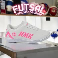 Chuteira Infantil Futsal  Antiderrapante  Conforto Menino Tenis Premium Original HMX Haymax