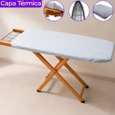 Capa Forro Térmico Para Tábua de Passar Roupa Espuma Reforçado  Algodão Aluminizada