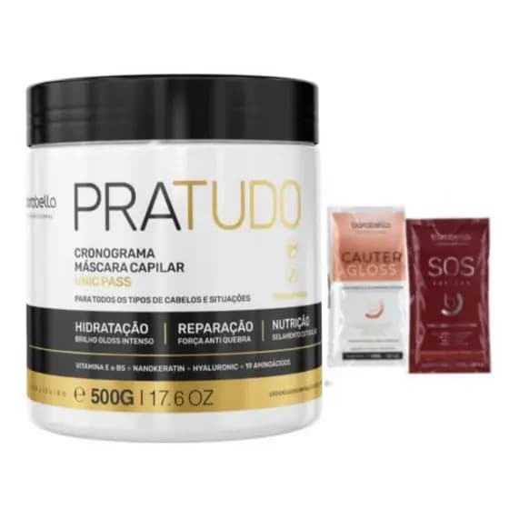Borabella PraTudo Reparação Cronograma Capilar 500g