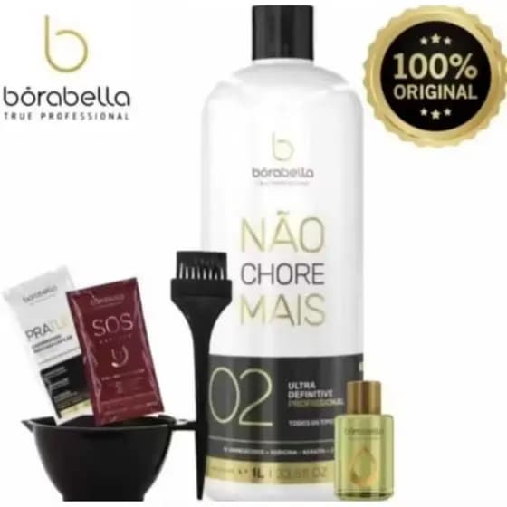 Borabella Não Chore Mais Passo 2 Alisante - 1 Litro +