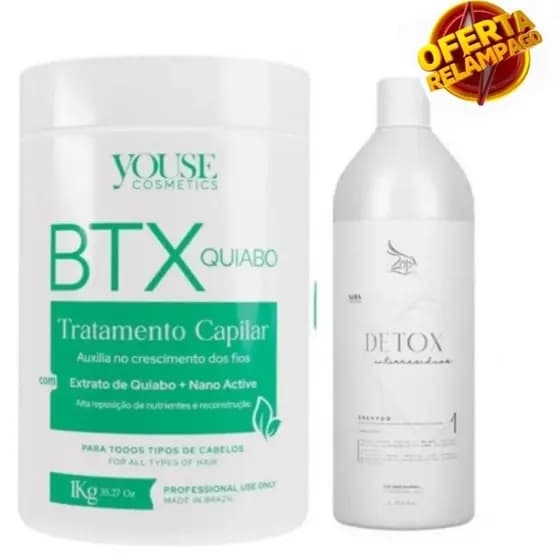 Btx Quiabo Youse Realinhamento Capilar 1kg