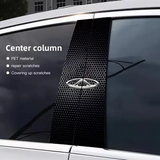 2026 Pilar Central Do Carro Anti-Risco Película Protetora Adesivos Para Chery Fulwin Tiggo A3 A5 Amuleto A1 Flor Arrizo