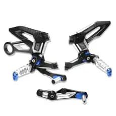 Para BMW M1000R S1000R 21-24 Conjunto Traseiro De Corrida Ajustável Rearset Footpeg Apoio Os Pés