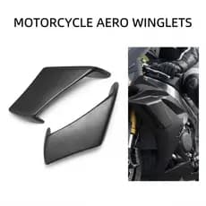 Aprilia RSV4 2009-2020 Winglets De Motocicleta Aerodinâmicos Spoilers Laterais Frente Carenagem Asa Protetor Capa Modifi