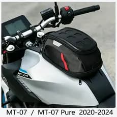 Yamaha MT07 Puro 2020-2024 Saco De Tanque Magnético Bloqueio Rápido Motocicleta Liberação Rápida Bagagem À Prova Dwaterp