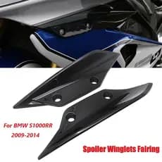 Para BMW S1000RR Frente Fender Lateral Capa Painel De Carenagem Fixo Asa Vento 2009-2014