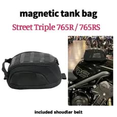 Para Triumph Street Triple 765R 765RS Motocicleta Saco De Tanque Magnético À Prova Dwaterproof Água Combustível Tankpack