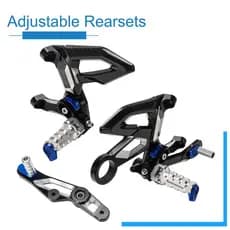 Rearsets Ajustáveis Footpegs Para BMW S1000R 2021 + M1000R 2022 + Kit De Apoio Os Pés