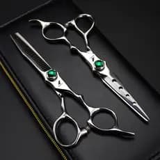 Tesoura De Cabelo Profissional De 6 Polegadas Japão 440C Cabeleireiro Barbeiro