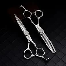 JP440C Tesoura De Cabelo De Barbeiro Profissional 6.0 Para Cabeleireiro De Salão De Beleza