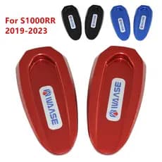 2 Peças/1 Par Para BMW S1000RR S 1000 RR 2019 2020 2021 2022 2023 Espelhos Retrovisores Assento Capa Decorativa Base De