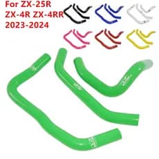 ZX25R ZX4R ZX4RR 3pcs Mangueiras De Radiador Tubo De Refrigeração De Água Tubos De Silicone Para Kawasaki Ninja ZX-25R 4