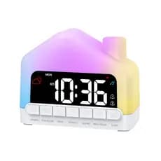 ORIA Kids Relógio Digital Sleep Aid E Wake Up Despertador Com Alarme Duplo Luz Colorida Para Quartos De Crianças Adultos
