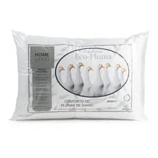 Travesseiro Antialérgico Pena De Ganso 70x50 Confortável Macio Hotel Pluma Oferta Barato Saldão