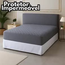 Protetor Colchão 100% Impermeável Casal Queen Solteiro E King Anti Ruído Não Passa Nada Oferta