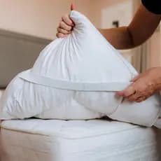 Pillow Top 400 Fios Protetor De Colchão Muito Macio Super King Queen Casal Branco Preço Baixo Oferta